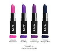 1 NYX Velluto Opaco Rossetto - 4 Pezzi Set " Scegliere il Tuo 1 Joy's Cosmetici