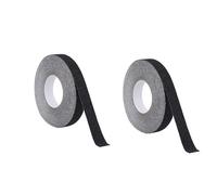 [1 o 2] NASTRI ADESIVI ANTISCIVOLO IMPERMEABILI ANTISDRUCCIOLO 25mmx18m NERO