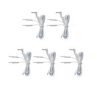 1 o 2 set, cavo di ricambio TensCare di alta qualità per dispositivi TENS, cavo TENS, connettore jack maschio da 3,5 mm, spina da 2,0 mm, lunghezza 120 cm (5)