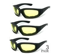 1 O 3 Paio (S) Moto Imbottito Schiuma Resistente Al Vento da Occhiali Sole