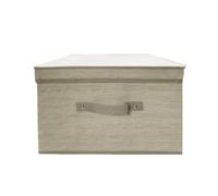 [1 o 3 PZ] Scatole Maxi Beige Contenitore Box Organizer Armadio 50x40x25 -1499C