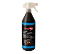 1 Pulitore vetro camino pulizia vetri caminetti stufe Flacone da 750 ml rimuovi fuliggine sgrassatore professionale