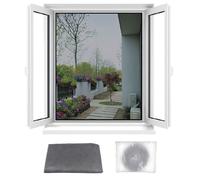 [1 o 3] ZANZARIERA FINESTRA CON NASTRO ADESIVO VELCRO 150x180 ANTI ZANZARE 1718