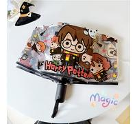 1 ombrello pieghevole a tema Harry Potter, ombrello