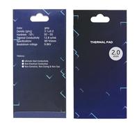 1 one enjoy Cuscinetto termico da 12,8 W/mK, 85 x 45 mm, non conduttivo, resistenza al calore, resistenza alle alte temperature, cuscinetti termici in silicone per dissipatore di calore per laptop/GPU