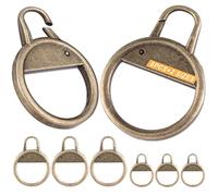 1 one enjoy Tiralampo per Cerniera,Cerniera Lampo Linguette in Metallo per Riparazione Zip per Scarpe Bagagli valigie Borsa Giacca (Bronzo)