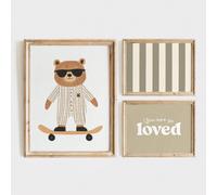 1 Opera d'arte incorniciata/su tela, galleria di parete per la camera dei bambini, set di decorazioni per pareti, decorazione per la stanza dei bambini, opere d'arte per la sala giochi, arte per la ca