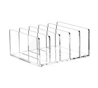 1 organizer da scrivania in acrilico, portariviste e scaffale per libri per la scuola forniture per la casa desktop Organizzare Sorter Acrilico Magazine Rack Forniture scolastiche