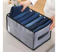 1 organizer per cassetti con 9 scomparti, con manico per biancheria intima, armadio, scatola divisoria per reggiseni, calze, magliette, colore nero