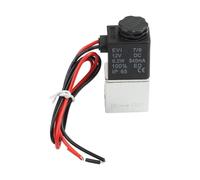 1 Over 4 per Npt Valvola solenoide elettrica normalmente chiusa CC 12v per aria acqua olio - Corpo in lega di alluminio a 2 vie ad azione diretta