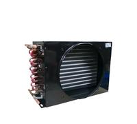 1 P Grande 1 Congelatore Congelatore Condensatore Condizionatore d'aria Raffreddato ad aria Raffreddato ad acqua Condensatore ad alette in alluminio Radiatore con tubo di rame(3)