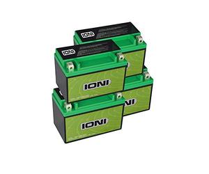1 pacchetto (9 pezzi) - Penna roller batteria 12 V 4 Ah AGM Ioni (simile a YTX4L-BS) batteria (sigillata/manutenzione)