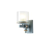 (1 Pack / 2 Packs) Wrought Iron Resin Glass Sea Shell Wall Lamp E27 Light Source Wall Lamp Creative Personality Living Room Study Bedroom Home Decoration Wall Light Moder (Water Blue 1 pack)