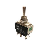 1-Pack 6-Pin Dpdt Mantenuta Metallo Interruttore a Levetta 20A 125vAC A/Spento /