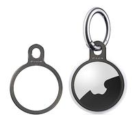 1 Pack Portachiavi airtag Stouchi Air tag custodia airtag in Acciaio Inossidabile con 1 airtags portachiavi design semplice e sottile per AirTags Key Finder