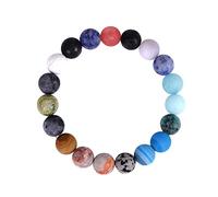 1 Pack Sistema Bracciale 7 Chakra Pietra Naturale Bracciali Per Le Donne Degli Uomini Stress Yoga Perline Elastico Braccialetto Braccialetto Orecchini Perline, Misura unica, Pietra, Nessuna pietra