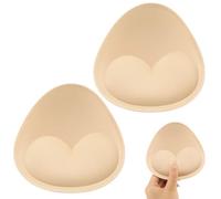 1 Paia Costume da bagno impermeabile inserti reggiseno, Push Up Reggiseno Inserto in Schiuma, Inserti Imbottiti Reggiseno Imbottiture Sportive per Costumi da Bagno, Imbottitura Bikini