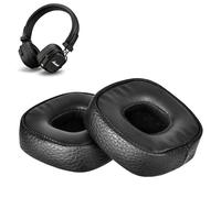 1 Paia Cuscinetti Cuffie per Marshall Major III, Cuscinetti Auricolari di Ricambio Major 3 Wired/Wireless, Memory Foam Protein Leather (nero)