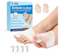 1 paia Divaricatore Alluce Valgo, Riutilizzabile Separatori per Dita dei Piedi in Silicone Correttore, Respirazione Confortevole, Cura Correttiva per Dita Sovrapposte Uomo e donna