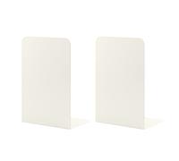 1 Paia Fermalibri per Mensole, MSDADA Reggilibri per Libreria, Porta Libri da Scrivania, Ferma Libri da Scaffale per Libreria, Ufficio, Casa, Biblioteca, Scuola, Studenti Regalo(Beige)