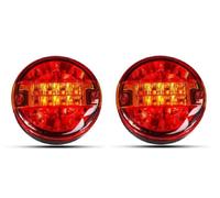 1 Paio 12/24V LED Luci Posteriore Hamburger Coda Stop E Scania Volvo Man