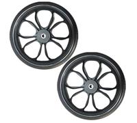 1 paio (14 x 1,75) di accessori per sedia a rotelle manuale, ruote posteriori per sedia a rotelle da 14 pollici, pneumatici pieni