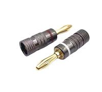 1 paio/2 paia 4MM Spina a Banana Dritto Pre Amplificatore Placcato Oro Connettore Senza Saldatura Jack Audio Adattatore for Altoparlante(2pair)