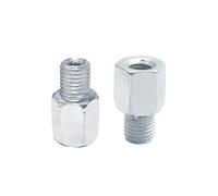 1 paio (2 pezzi) adattatori for specchietti retrovisori for moto M10 10 mm M8 8 mm a 6 mm M6 maschio femmina filettatura destra vite di ricambio(2x M8-M6(R-R))