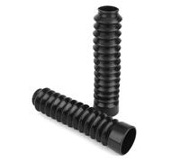 1 paio / 2 pezzi Copri forcella anteriore universale per moto, forcella anteriore in gomma Coperchio antipolvere per stivali Protezione Ghette antiurto Set di coperture avvolgenti