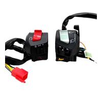 1 paio 22mm 7 8 Interruttori manubrio moto universali Comando clacson Girare faro Manubrio Interruttore pulsante avvio compatibile con parti di motociclette automobilistiche
