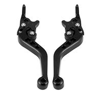 1 Paio 22mm 7/8" Leva Frizione Freno Moto Universale, Maniglie Leva Freno Frizione Moto Alluminio CNC per 150cc Moto Sportiva (Nero)