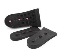 1 paio 6 cm 3 strati per aumento di altezza inserti sul tallone rialzi