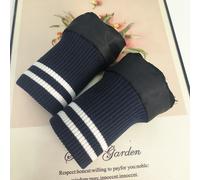 1 Paio a Righe Elastico Tessuto Costine Polsini Maglia Orlo Craft per Giù Padded