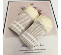 1 Paio a Righe Elastico Tessuto Costine Polsini Maglia Orlo Craft per Giù Padded