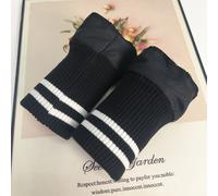 1 Paio a Righe Elastico Tessuto Costine Polsini Maglia Orlo Craft per Giù Padded