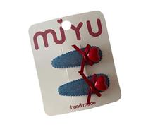 1 paio accessori per capelli per Star Love Mollette morbide Comode da indossare Sicure per bambini 0-2 anni Tessuto in pelle antiscivolo