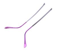1 Paio Accessori Per Occhiali Sopra Gli Occhiali Da Sole Occhiali Riparazione Sostituzione Tempio Aste Di Ricambio Per Occhiali Singolo Dente Viola Metallo Componente