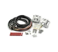 1 Paio Alloggiamento Interruttore Completo Cromo, per Harley - Davidson Fl, Fx ,