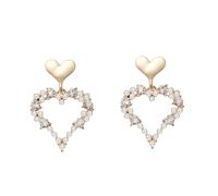 1 Paio Amo orecchini orecchino stella donna Women Ear Studs orecchino a forma di cuore