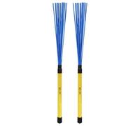 1 Paio Bacchette In Nylon Spazzole Aste Spazzola Per Fasci Multi-asta Bastoncini Per Musica Folk Accessori Per Percussioni Facili Da Usare