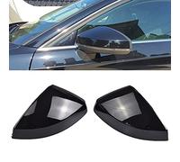 1 Paio Calotta Specchio Retrovisore a Sinistra Destra Coperchi a specchio laterale per Audi A3 S3 8V RS3 2013-2019 (Nero Brillante)