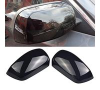 1 Paio Calotta Specchio Retrovisore a Sinistra Destra Coperchi a specchio laterale per B-MW 5 Serie E60 E61 E63 E64 2004-2008 (Nero Brillante)