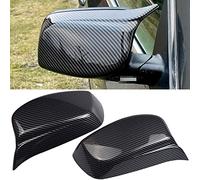 1 Paio Calotta Specchio Retrovisore a Sinistra Destra Coperchi a specchio laterale per B-MW 5 Serie E60 E61 E63 E64 2004-2008 (Fibra di Carbonio-Corna)