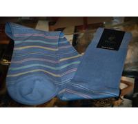 1 PAIO CALZE UOMO LUNGHE PUNTO LONG MEN SOCKS GALLO FANTASY SIZE S - M - L