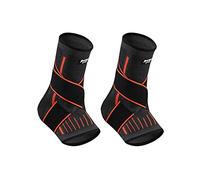 1 Paio Cavigliera Sportiva per Uomo Donna, Regolabile Cavigliera Ortopedica per Distorsione, Frattura, Legamenti, Tendine, Supporto Caviglia Sport per Calcio, Pallavolo, Palestra (Arancione, L/XL)
