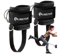 1 Paio Cavigliere Cavi Palestra Cinghie per Caviglia Cavigliera Palestra Comfort