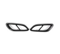 1 Paio Copri Marmitta Trim 2 Pezzi Per Cofano Posteriore Cornice Decorativa Tubo Scarico Coperture Marmitta Scarico Compatibile Con Benz Per CLE W214 2024 2025(Black)