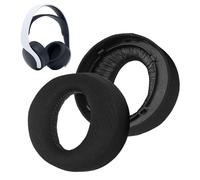 1 Paio Cuscinetti Auricolari di Ricambio per Playstation 5 PS5 Pulse 3D, Padiglioni Cuffie in Tessuto Traspirante e Schiuma di Alta Qualità, Isolamento Acustico e Migliora il Comfort di Utilizzo