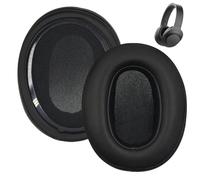 1 Paio Cuscinetti Auricolari di Ricambio per Sony WH-XB900N, WH-CH710N (WHCH710N WHCH710 CH710), WH-CH720N (WHCH720 CH720), WH-RF400 (WHRF400), MDR-RF895RK, Padiglioni con Pelle Proteica Morbida