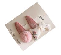 1 paio di accessori per capelli sicuri per bambini, presa sicura, elegante | 1 paio di fermagli per capelli in morbido poliestere, adorabili accessori per neonati, clip leggere, diversi colori